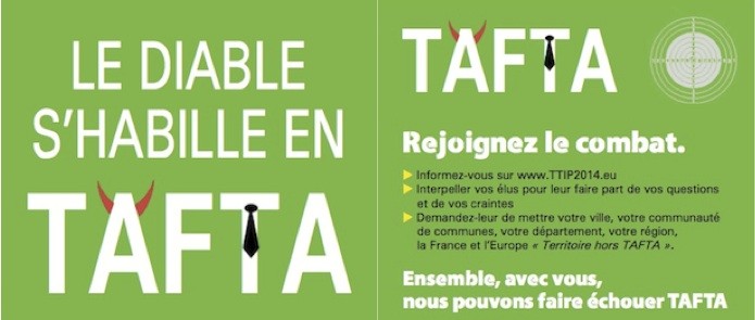 Tract « le diable s’habille en TAFTA »