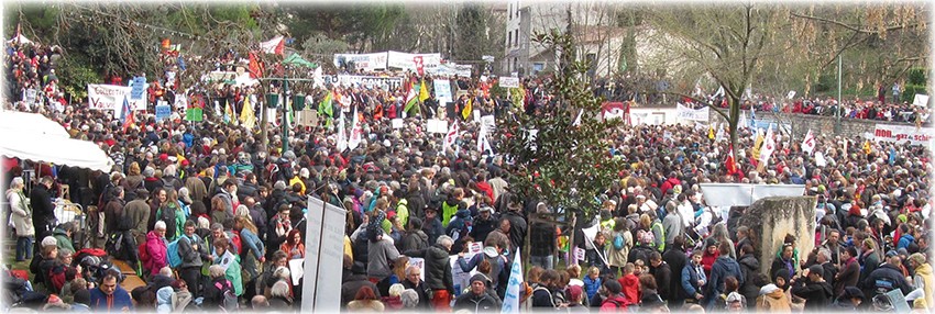 Non au gaz et pétrole de schiste : retour sur le Grand Rassemblement à Barjac le 28 février