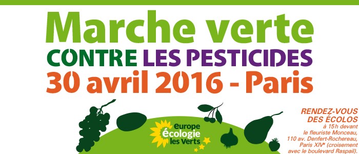 Marche verte du 30 avril à Paris contre les pesticides