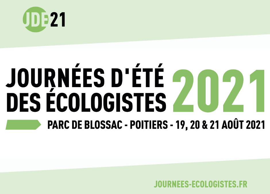 Les Journées d’été des écologistes 2021 c’est parti !