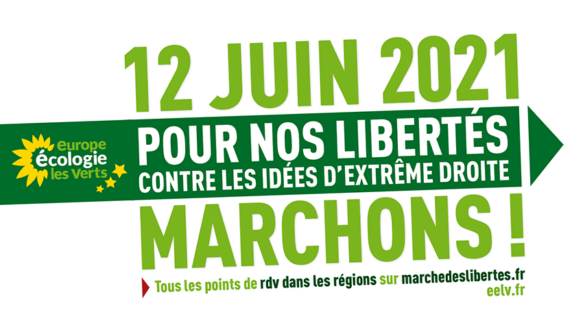 Marche pour les libertés et contre l’extrême droite – 12 juin 2021