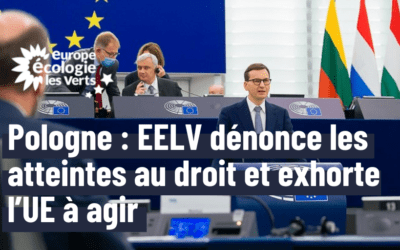 Pologne : EELV dénonce les atteintes au droit et exhorte l’UE à agir