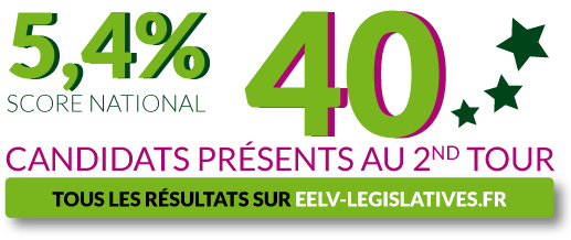 Retrouvez tous les résultats des candidat-e-s EELV sur le portail national des législatives