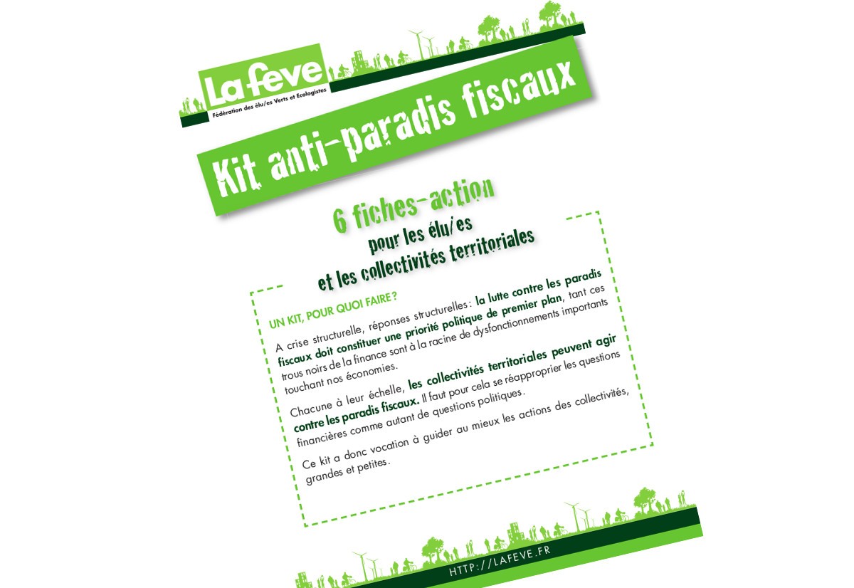 Le kit anti-paradis fiscaux de la FEVE