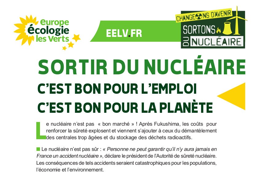 Sortons du nucléaire, changeons d’avenir