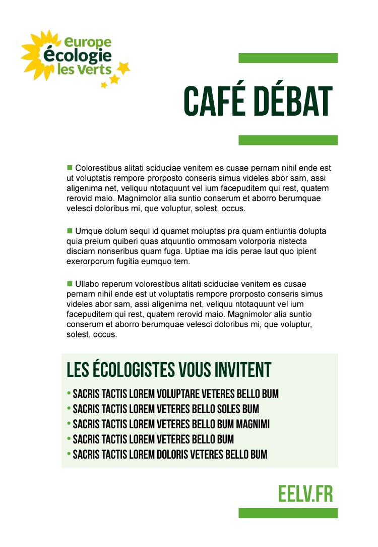 Votre fond de tract vierge