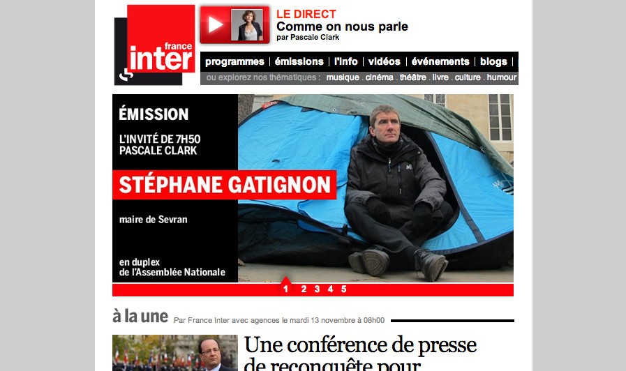 (France Inter) Stéphane Gatignon, l&rsquo;invité de Pascale Clark