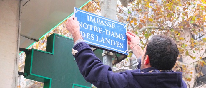 EELV a inauguré l’impasse Notre-Dame-Des-Landes à Lyon