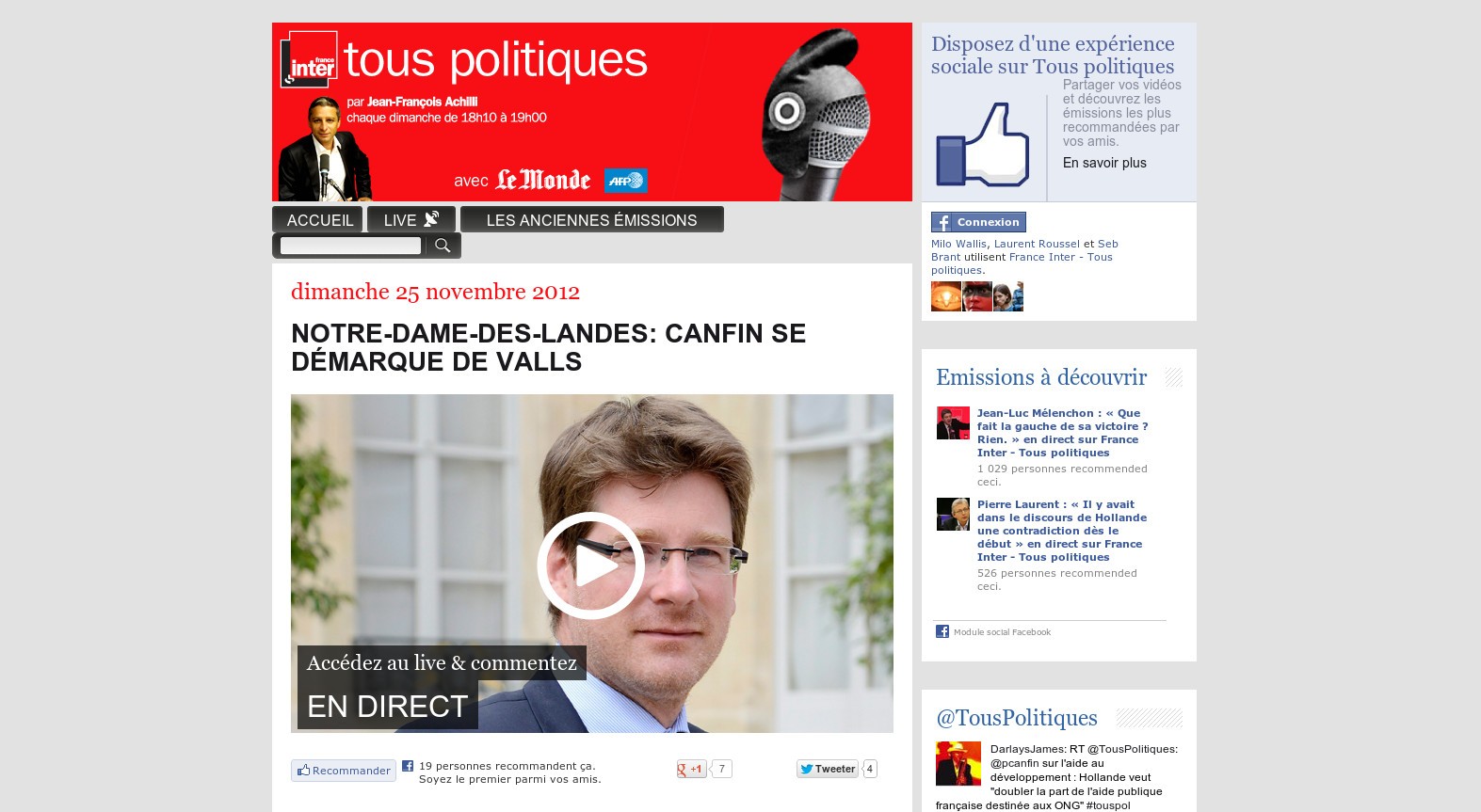 (France Inter / Le Monde) Pascal Canfin, l’invité de « Tous politiques »