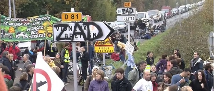 Réoccupation de la ZAD de Notre Dame des Landes