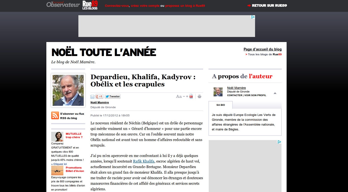 (Rue89) Depardieu, Khalifa, Kadyrov : Obélix et les crapules