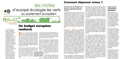 Un budget européen renforcé