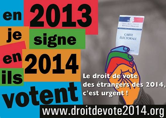 Plus de 16 000 signatures pour le droit de vote des étrangers aux élections locales : poursuivons la mobilisation !