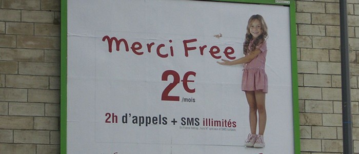 Free mobile : une publicité illicite ?