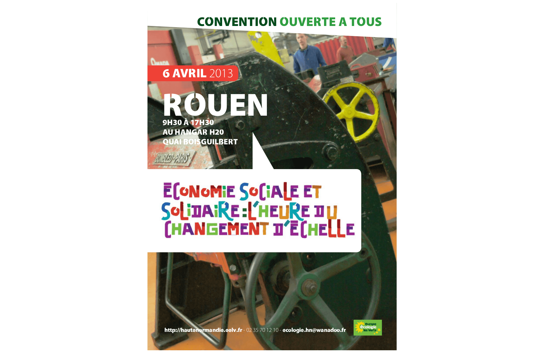 L’économie sociale et solidaire a rendez vous à Rouen le 6 avril pour la Convention nationale d’EELV