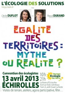 « Egalité des territoires : mythe ou réalité ? », convention nationale le 13 Avril à Grenoble