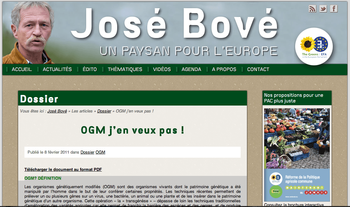 OGM j’en veux pas !