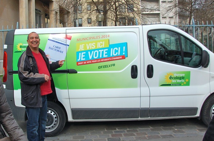 Droit de vote des étrangers: la campagne d&rsquo;EELV-IDF