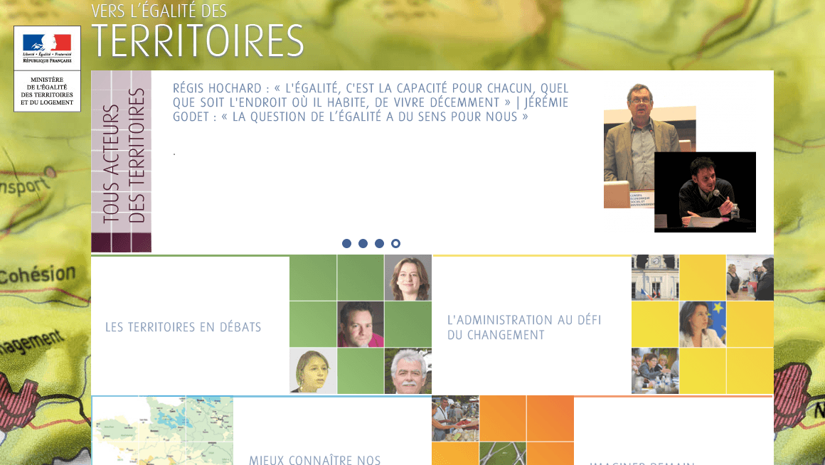 Un site internet pour mieux comprendre les problématiques liées à l&rsquo;égalité des territoires
