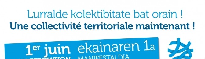 Pays Basque : EELV appelle à manifester le 1er juin pour la création d&rsquo;une collectivité territoriale