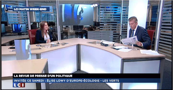 Elise Lowy était l&rsquo;invitée de la revue de presse LCI samedi 25 mai