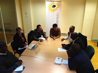 Soutien des écologistes français aux démocrates africains