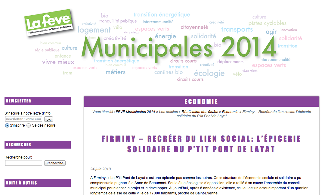 Recréer du lien social: l&rsquo;épicerie solidaire de Firminy