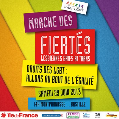 Marche des fiertés LGBT : les écologistes pour l’égalité intégrale !
