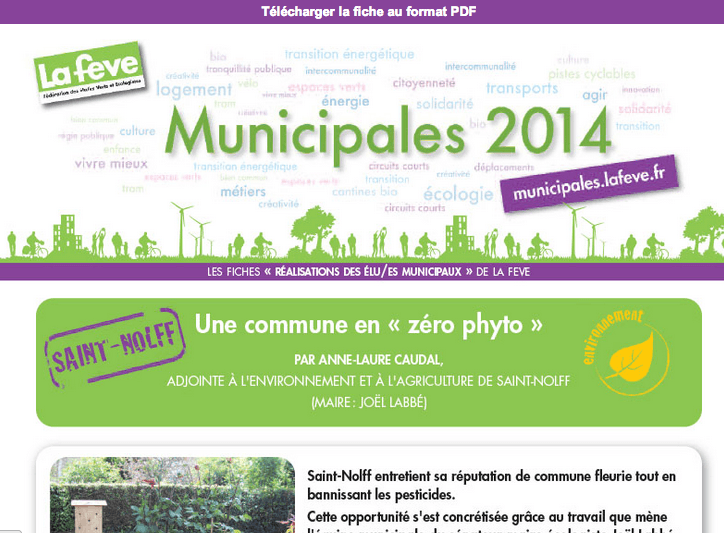 FEVE : Saint-Nolff, une commune en « zéro phyto »
