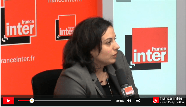 La secrétaire nationale Emmanuelle Cosse invitée du journal de France Inter