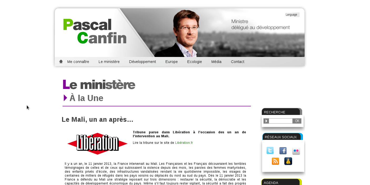 (Libération) Le Mali, un an après…