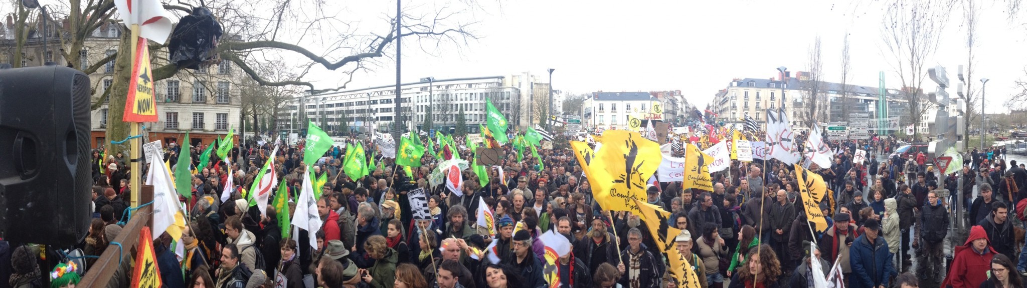 Notre-dame-des-Landes: EELV se réjouit du succès de la mobilisation à Nantes