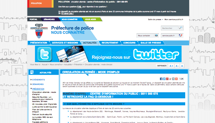 Circulation alternée mode d’emploi