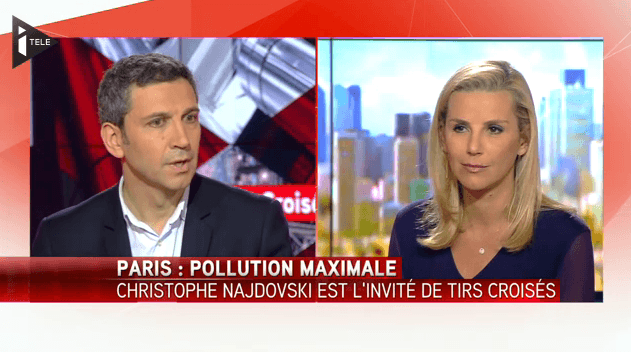 Christophe Najdovski interviewé par Laurence Ferrari sur la pollution de l’air