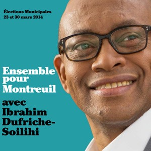 Ibrahim Dufriche-Soilihi, tête de liste « Ensemble pour Montreuil »