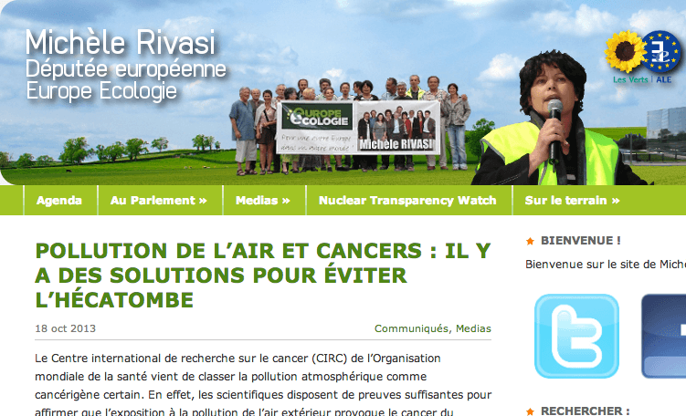 Michèle Rivasi : Pollution de l’air et cancers : il y a des solutions pour éviter l’hécatombe
