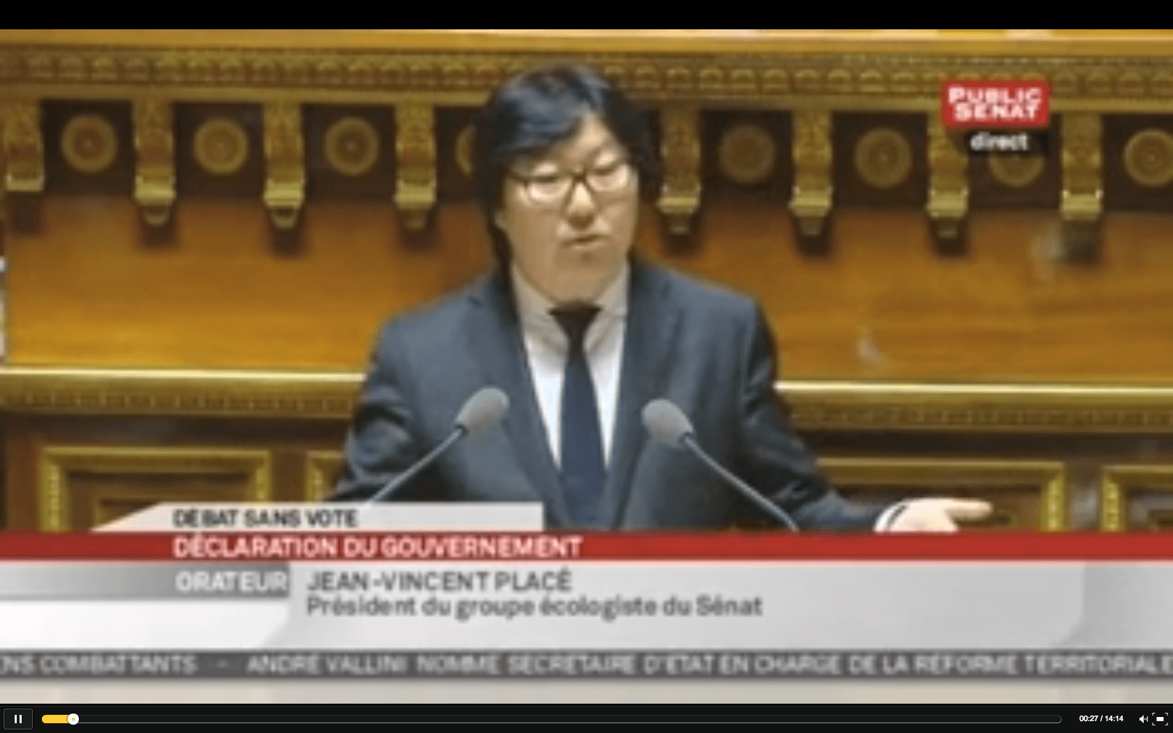« Osez ce nouveau contrat écologique et social » par Jean-Vincent Placé