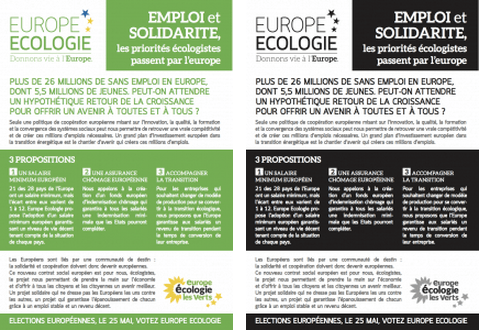 1er mai : le tract de la campagne européenne