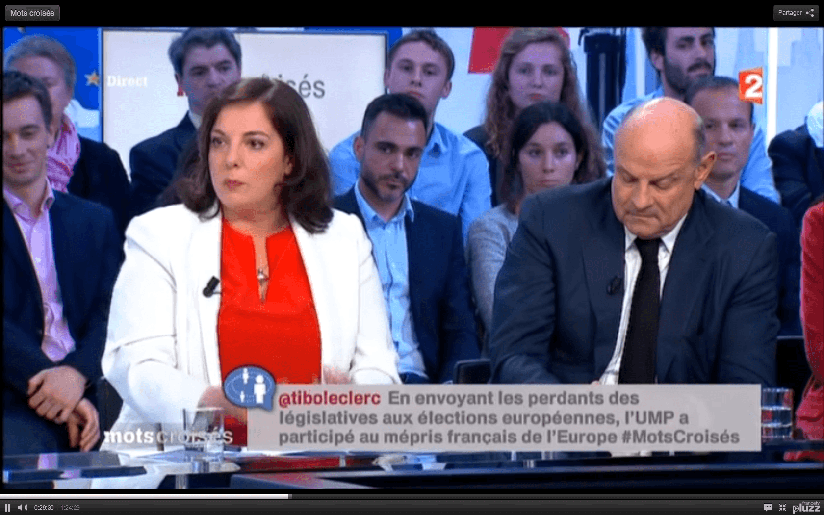 Emmanuelle Cosse sur Mots Croisés
