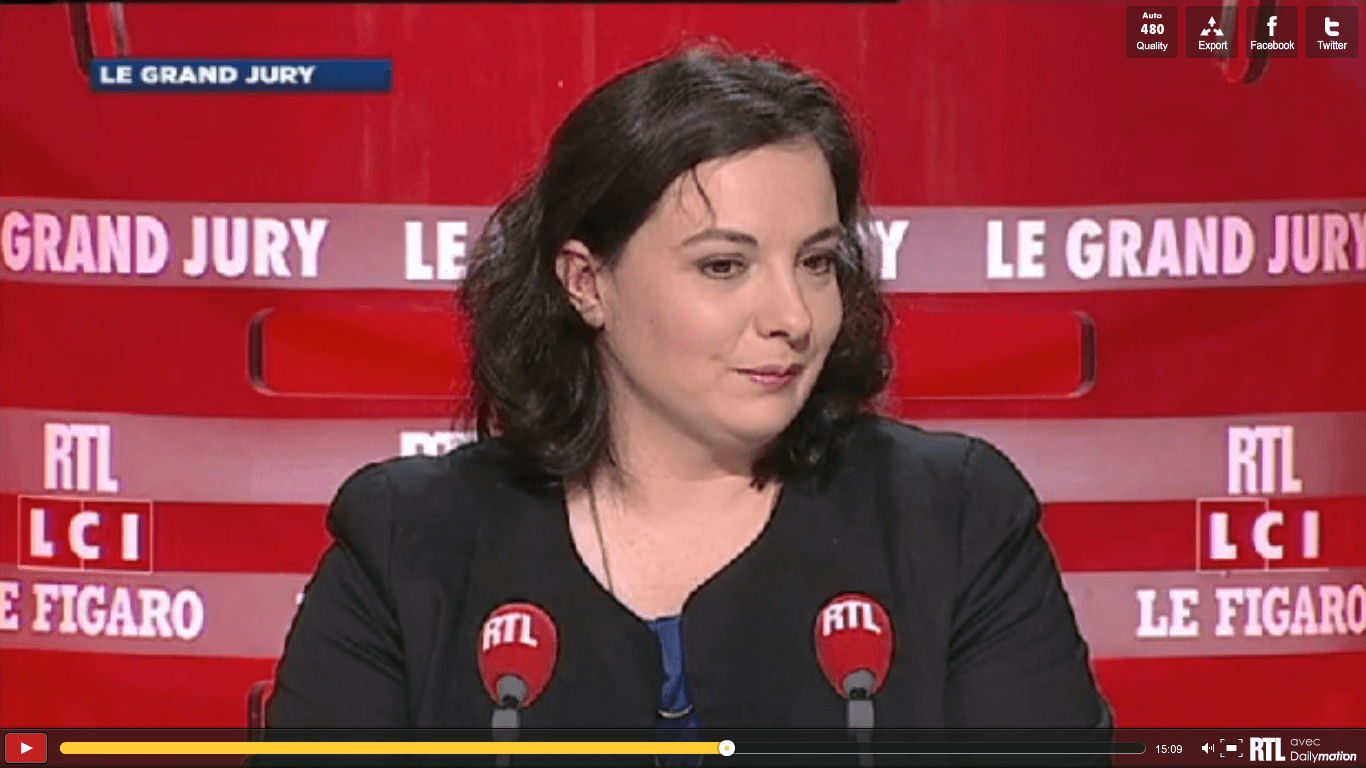 Emmanuelle Cosse au Grand Jury RTL LCI Le Figaro