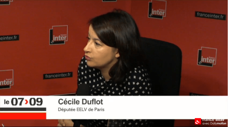 Cécile Duflot invitée de France Inter