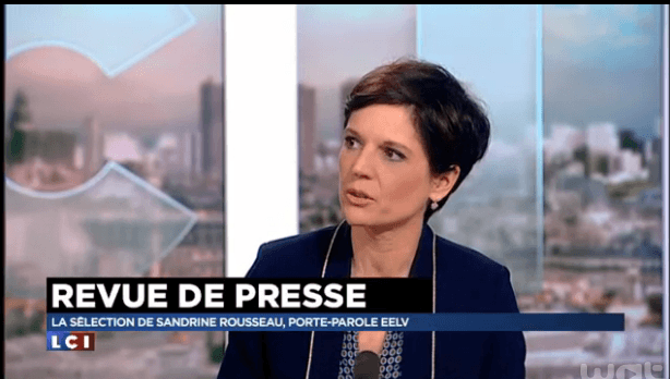 Sandrine Rousseau fait sa revue de presse sur LCI