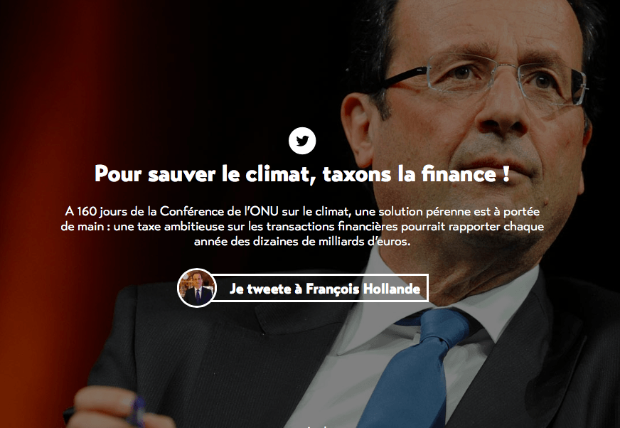 Pour sauver le climat, taxons la finance !