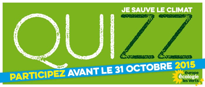 [A vous de jouer] Lancement officiel du quizz dédié à la COP21