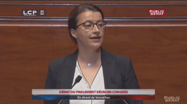 Intervention de Cécile Duflot au Congrès de Versailles