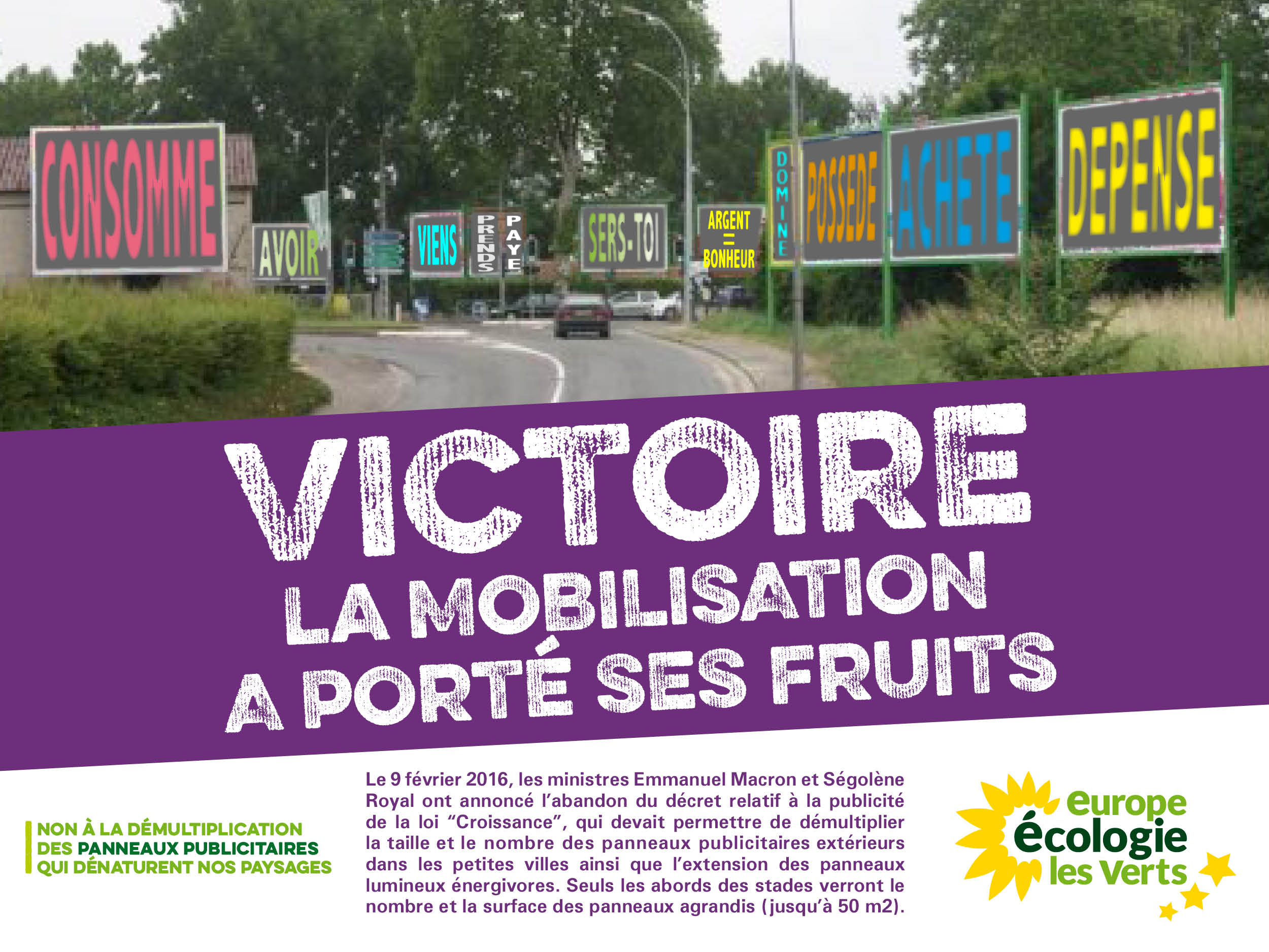 [Bravo pour votre mobilisation] Victoire sur le décret Publicité !