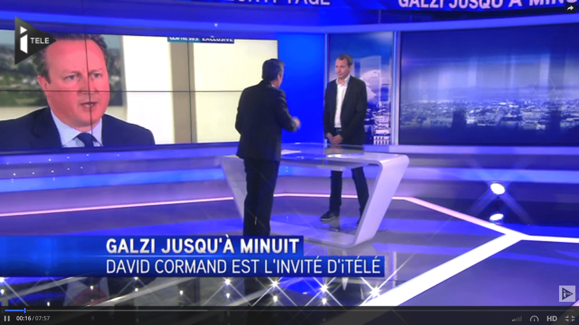 David Cormand, invité d’Itélé, Olivier Galzi, 7 avril 2016