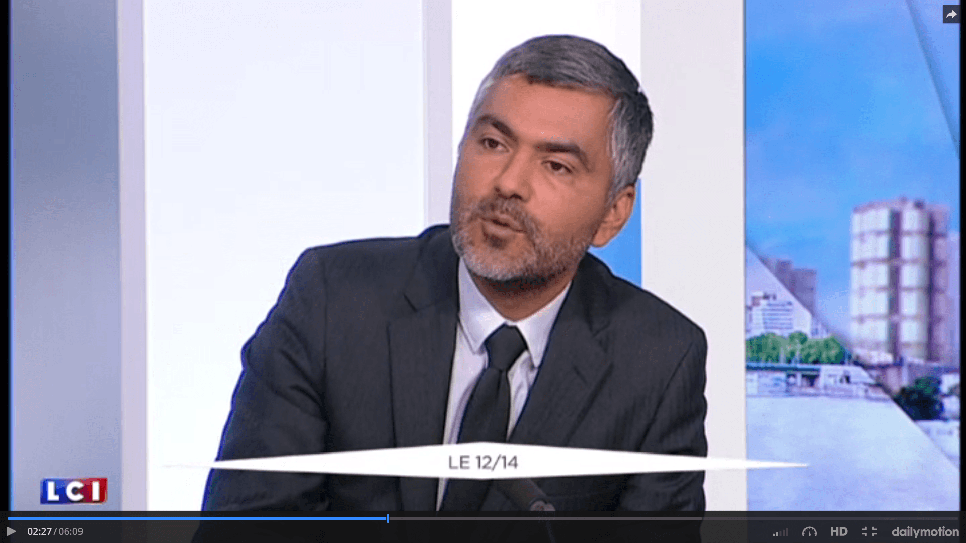 Sergio Coronado, invité du 12/14, LCI