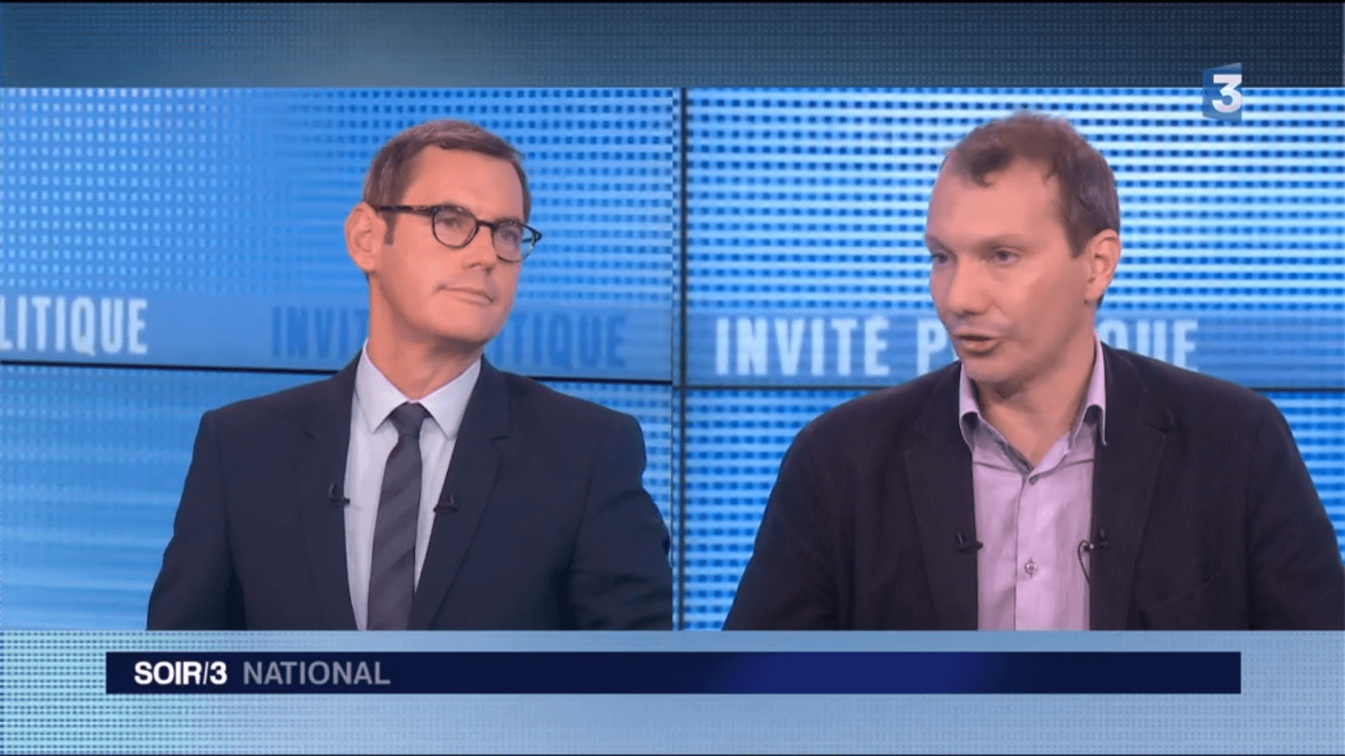 David Cormand invité du Soir 3