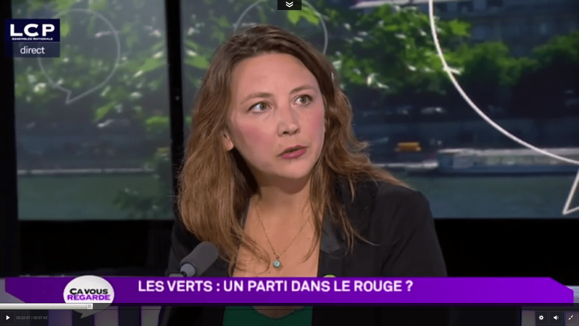 Sandra Regol, Sergio Coronado, LCP « Les Verts, un parti dans le rouge? »